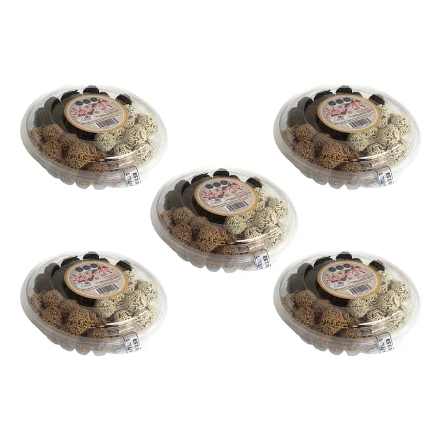 Trufa Chocolate Mini (5 Vitroleros) 450 Piezas 3 Sabores 