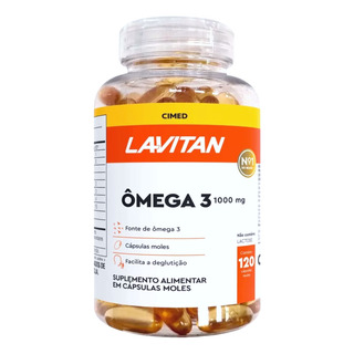 Lavitan Óleo De Peixe Ômega 3 1000mg 120 Cápsulas Cimed Lavitan Óleo De Peixe Ômega 3 1000mg 120 Cápsulas Cimed