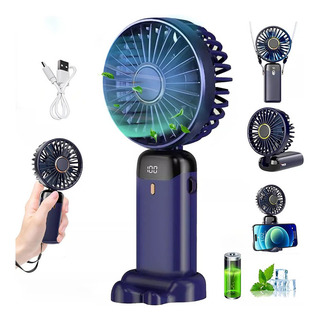 Mini Ventilador/fan Portátil Usb Recargable 5 Velocidad Mini Ventilador/fan Portátil Usb Recargable 5 Velocidad