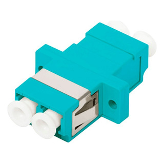 Adaptador De Fibra Lc Duplex Saxxon Jalc3cd Om3 Color Aqua Adaptador De Fibra Lc Duplex Saxxon Jalc3cd Om3 Color Aqua