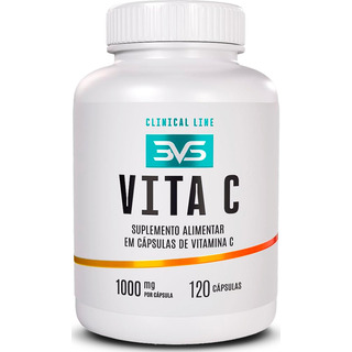Vitamina C 100% Pura E Concentrada - Fórmula Exclusiva Com 1000mg Por Cápsula - 120 Cápsulas Vitamina C 100% Pura E Concentrada - Fórmula Exclusiva Com 1000mg Por Cápsula - 120 Cápsulas