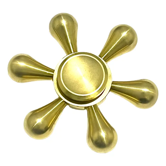 Spinner Todo De Metal Dorado Con Brazo Desenroscable Calidad