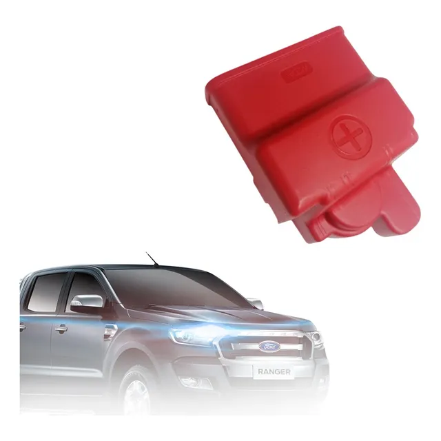 Capa Vermelha Do Terminal Bateria Polo Positivo Double Ring