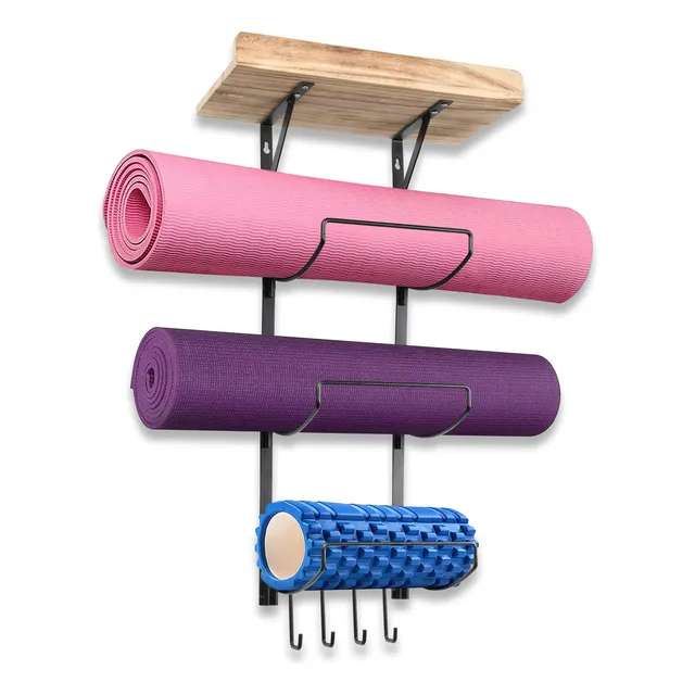 Firjoy Soporte Pared Para Esterilla Yoga Estante Espuma Casa