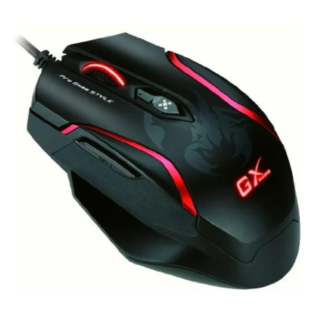 Genius Gx-gaming Deathtaker - Mouse Para Videojuegos, Negro