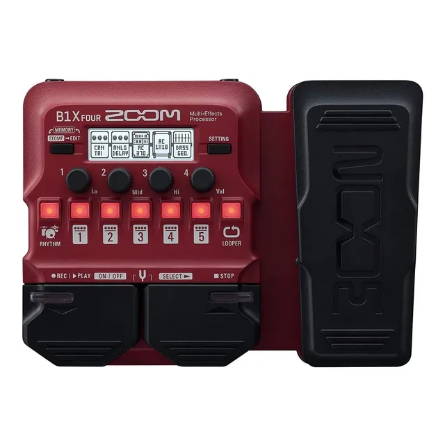 Pedalera Procesador Zoom B1x Four Efectos Bajo Pedal Expresi