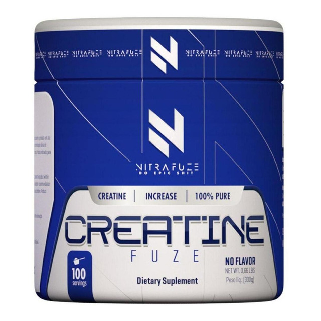 Creatina 100% Pura 300g Nitra Fuze Under Labz Sabor Without Flavor Creatina 100% Pura 300g Nitra Fuze Under Labz Sabor Without Flavor