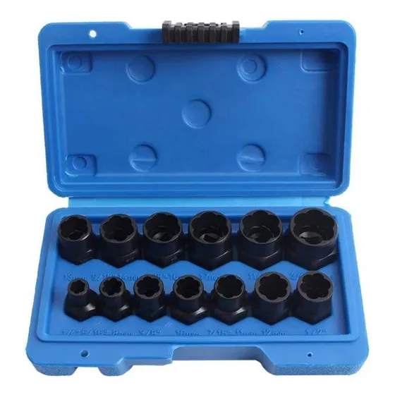 Set De Dados Extractores Para Pernos Y Tuercas, Medidas 9 A