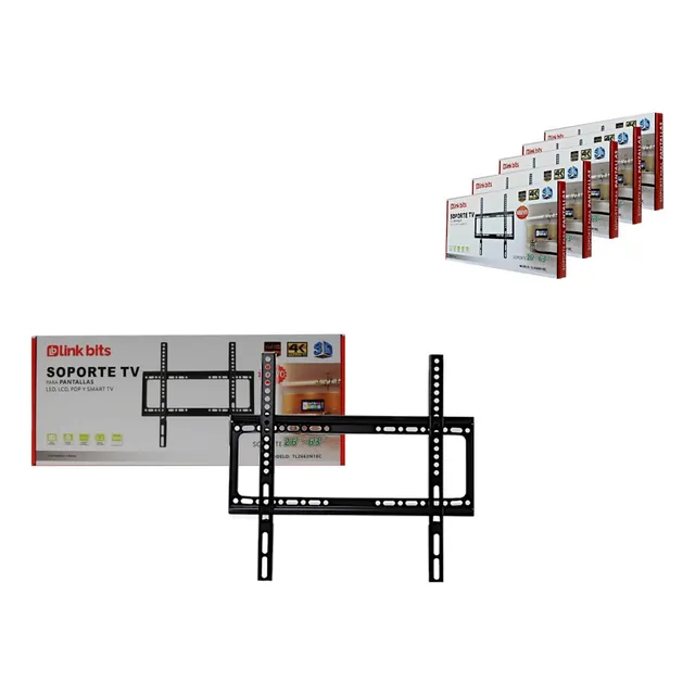 Soporte Fijo Para Pantalla Tv De 25 Kg 26 A 63 PuLG 5 Piezas
