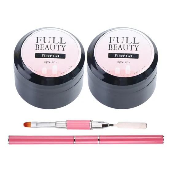 Kit De Reparo De Unhas Quebradas Para Unhas Naturais Cola De