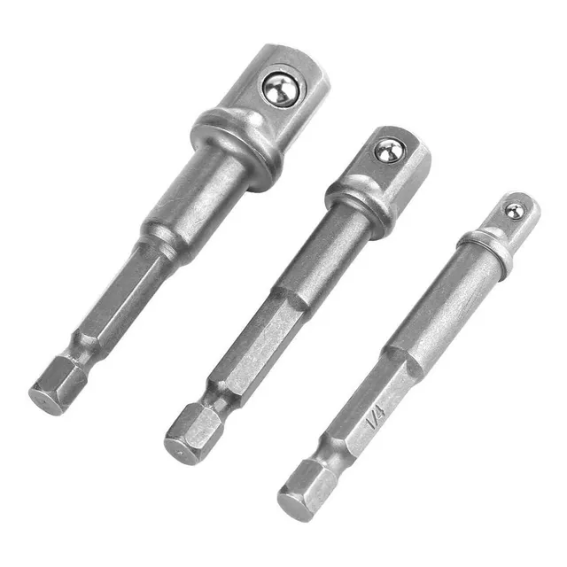 Adaptador Extensión Dados Atornillador 1/4 3/8 1/2