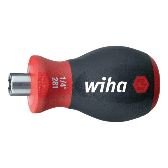 Wiha 28103 Magnetic 1/4 Bit Holder, Stubby, 57mm
