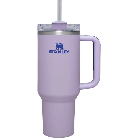 Vaso Stanley Quencher de 887 ml, con tapa y color orquídea pajiza