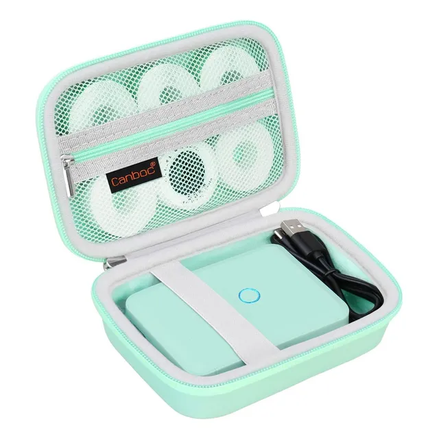 Funda Canboc Verde Para Impresora Etiquetas Niimbot D110