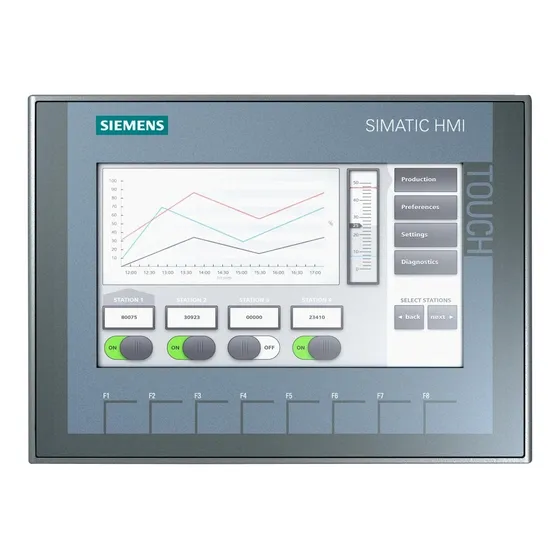 Siemens Ktp700-pn Panel Hmi 6av2123-2gb03-0ax0