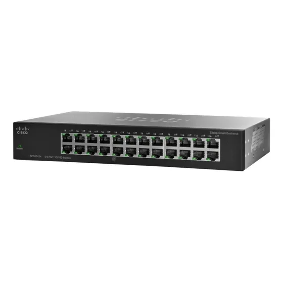 Switch Cisco Sf110-24 24 Puertos 10/100 Rackeable