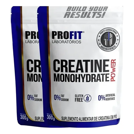 Creatina Profit X2 Monohidratada Power 300gr (600gr) Creatina | Cuotas sin interés