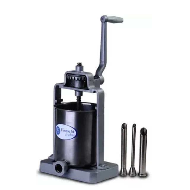 Embutidora Vertical 5 Litros Fineschi Legitima Con 3 Embudos