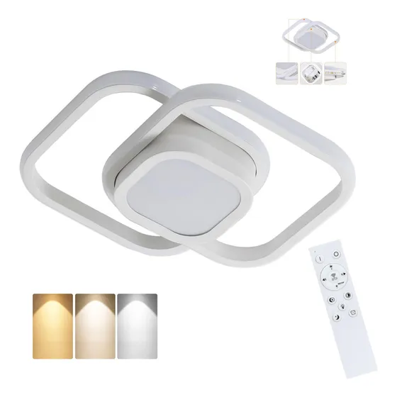 Luminarias Teto Led Sobrepor Lustres Modernos Quarto Bivolt