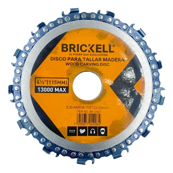 Disco Cadena Para Tallar Madera Carpintero P/esmeril