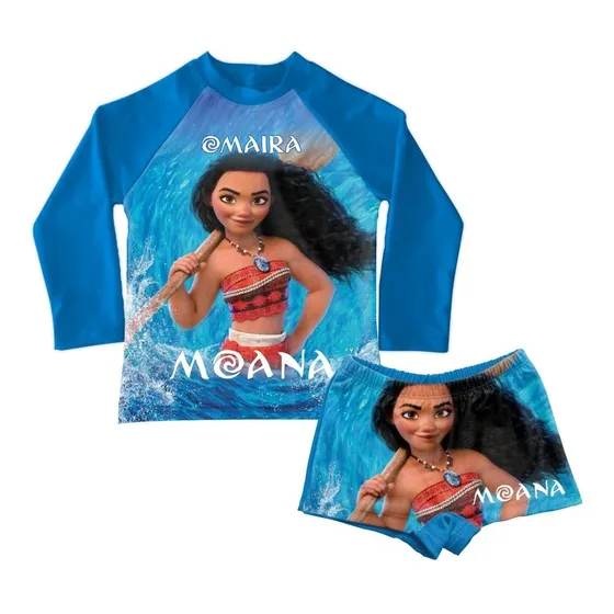 Conjunto De Traje De Baño Niña Moana