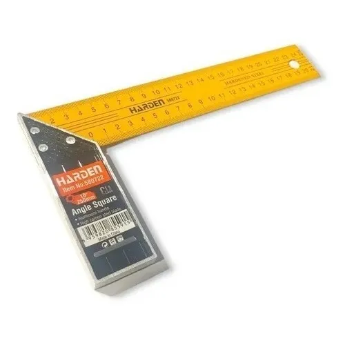 Escuadra Carpintero 10´´ 250mm Métrica Harden Profesional