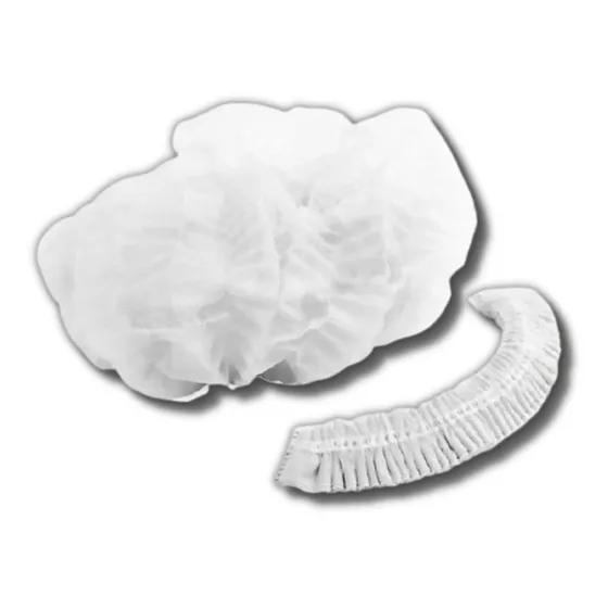 Gorros Desechables Blancos Paq 100 Und