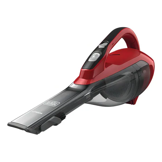 Aspiradora inalámbrica De mano Black+Decker HLVA320J26 63.973L roja y negra 120V