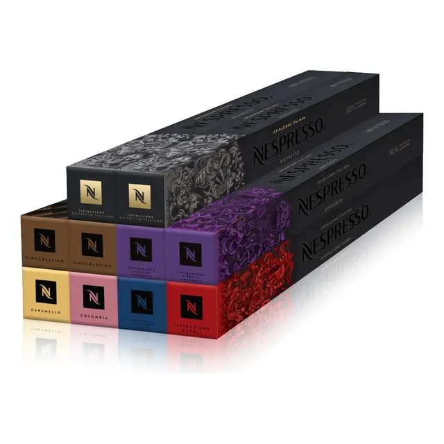 Pack De Café Nespresso Best Seller X 100 Cápsulas