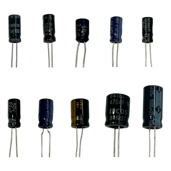 Kit Com 100 Capacitores Eletrolíticos Variados
