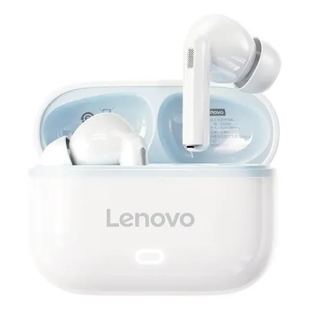 Audífonos Bluetooth Inalámbricos In Ear Lenovo Ea269 Blanco