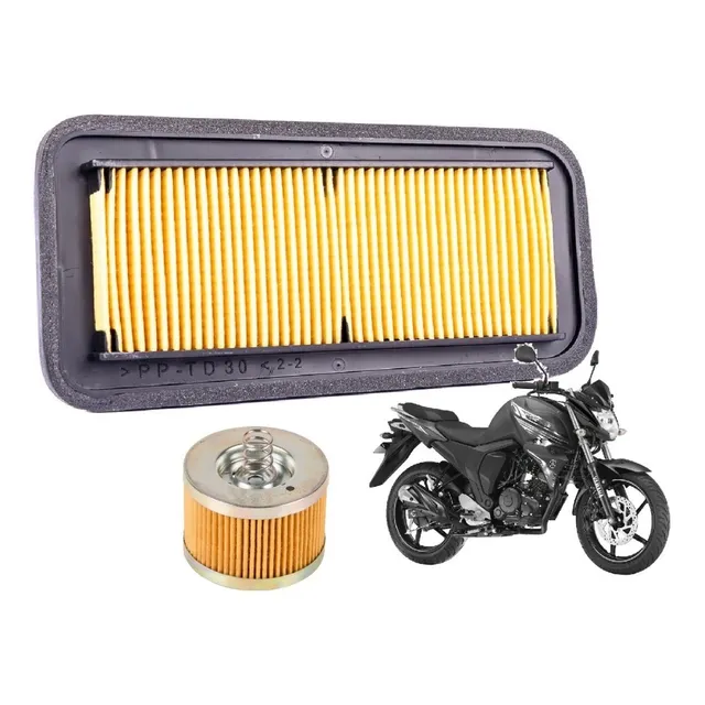 Kit Filtro Aceite + Aire Para Yamaha Fz Fi 2.0 Fz S Motexo