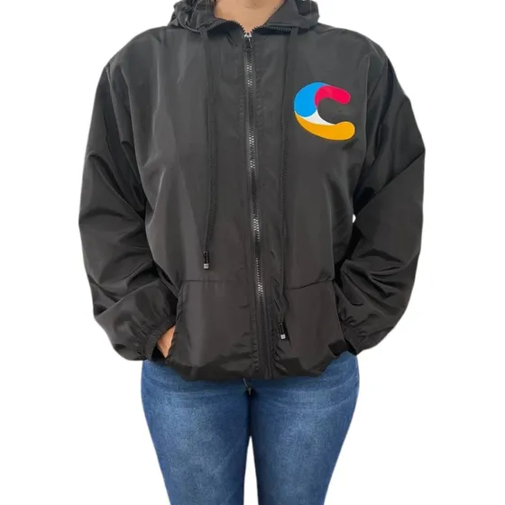 Chaqueta Cortaviento, Rompeviento Empresa Negra Lpk