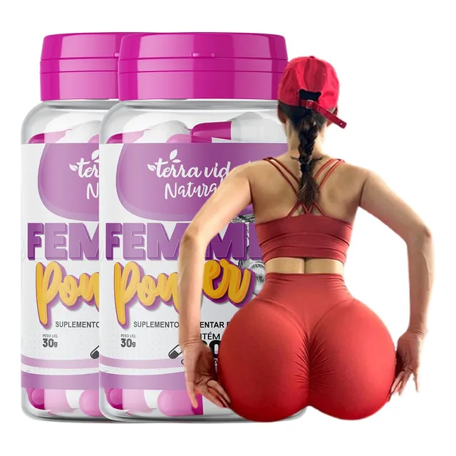 2 Femme Power Aumenta Bumbum, Coxas E Glúteos Linha Premium