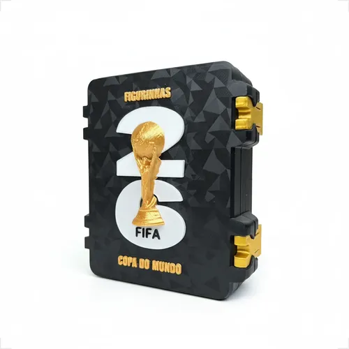 Caixa Premium Porta Figurinhas Álbum Copa Do Mundo Fifa 2026