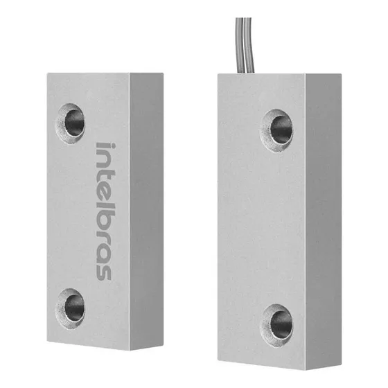 Sensor Magnético Com Fio Xas Porta De Aço Mini Intelbras