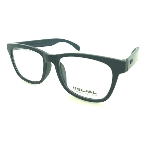 Anteojos Lentes Usual 018 Armazon Receta Marcos Gafas Nylon Negro