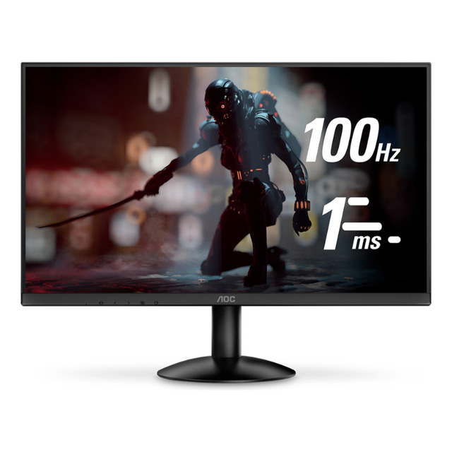 Monitor Aoc 23,8 Led Full-hd, 100hz, 1ms, Vesa - 24b30hm2 Cor Preto 127/220v Monitor Aoc 23,8 Led Full-hd, 100hz, 1ms, Vesa - 24b30hm2 Cor Preto 127/220v
