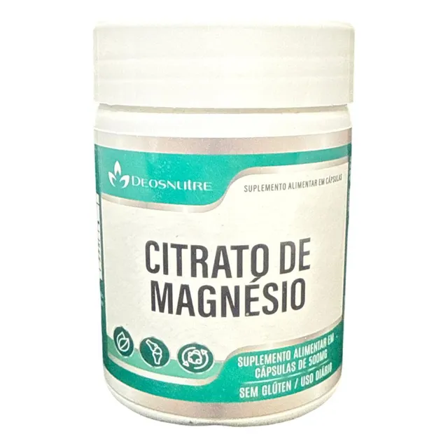 Citrato De Magnesio Deosnutre 120 Capsulas Sabor