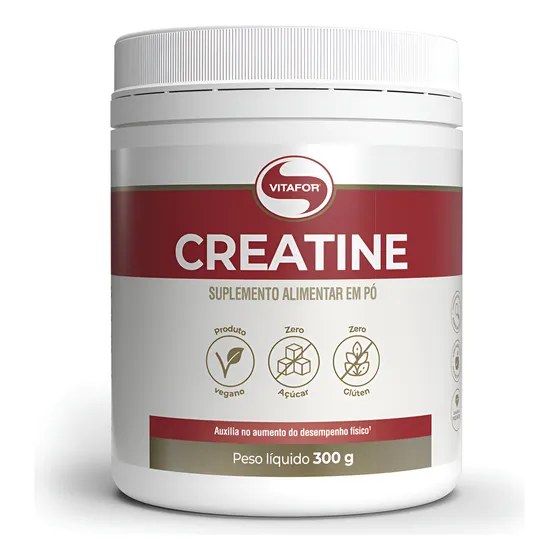 Creatine Vitafor Creatina Monohidratada Suplemento Pó 300g