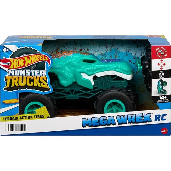 Hot Wheels Monster Trucks Mega Wrex Con Control Remoto