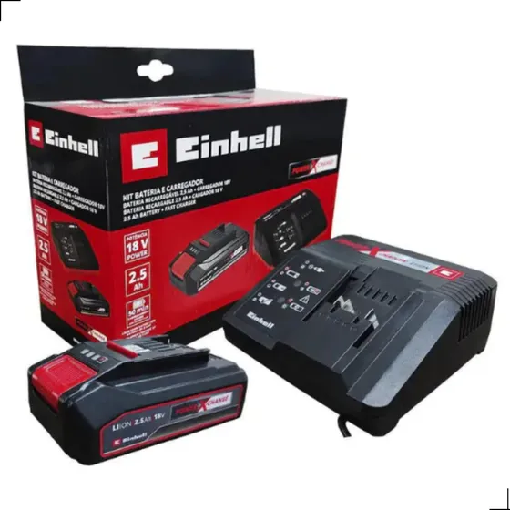 Kit De Bateria + Carregador Einhell Para Te Cn 18
