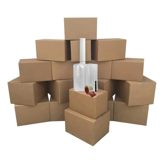 Un Dormitorio 18 Cajas De Mudanza Kit De Mudanza Básico: De