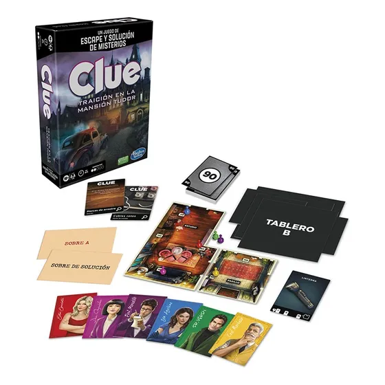 Juego De Mesa Clue Traicion En La Mansión Tudor Nuevo Hasbro