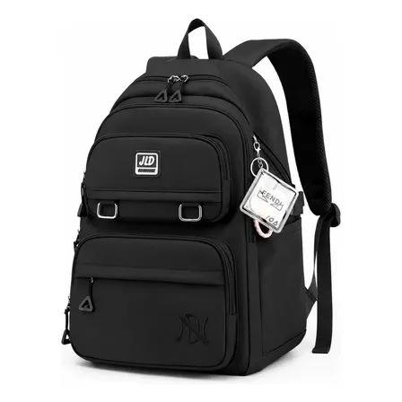 Mochila Feminina Vanova Notebook 15.6 Impermeável Antifurto Reforçada Escolar Faculdade Viagem Casual Grande Nylon Preto