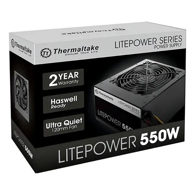Fuente de alimentación para PC Thermaltake Technology Litepower Series LTP-550NL2NK 550W black 220V