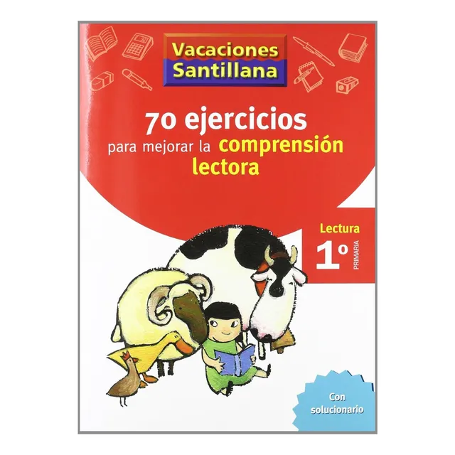 Libro: Vacaciones Santillana 1 Primaria 70 Ejercicio Para La