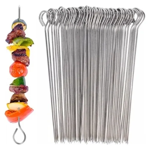 X50 Pinchos Anticuchos Brochetas Asados Fierros Barbacoa