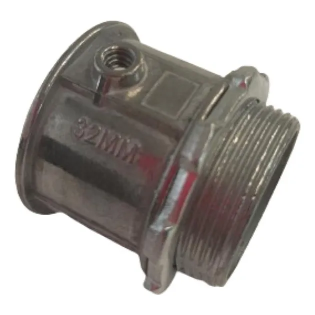Pack 5 Conectores  Emt 32mm Con Perno Y Contratuerca