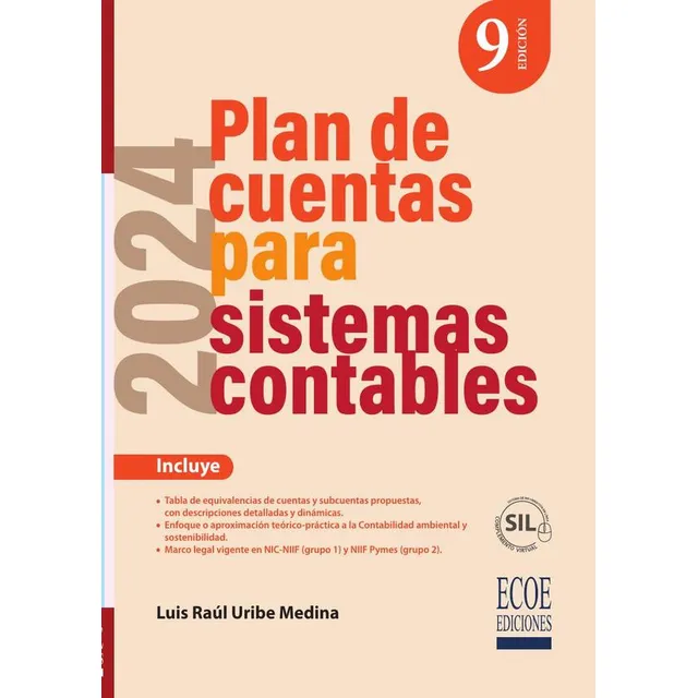 Plan De Cuentas Para Sistemas Contables 2024 - 9na Edición